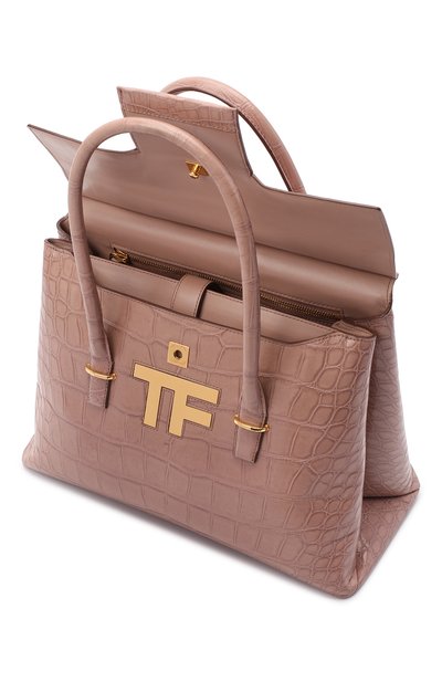 Сумка icon из кожи крокодила TOM FORD, арт. L0683T/ALD, фото 4