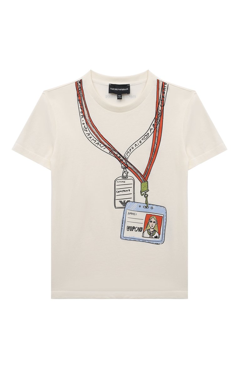 Хлопковая футболка EMPORIO ARMANI, арт. 3D3T01/3J52Z, фото 1