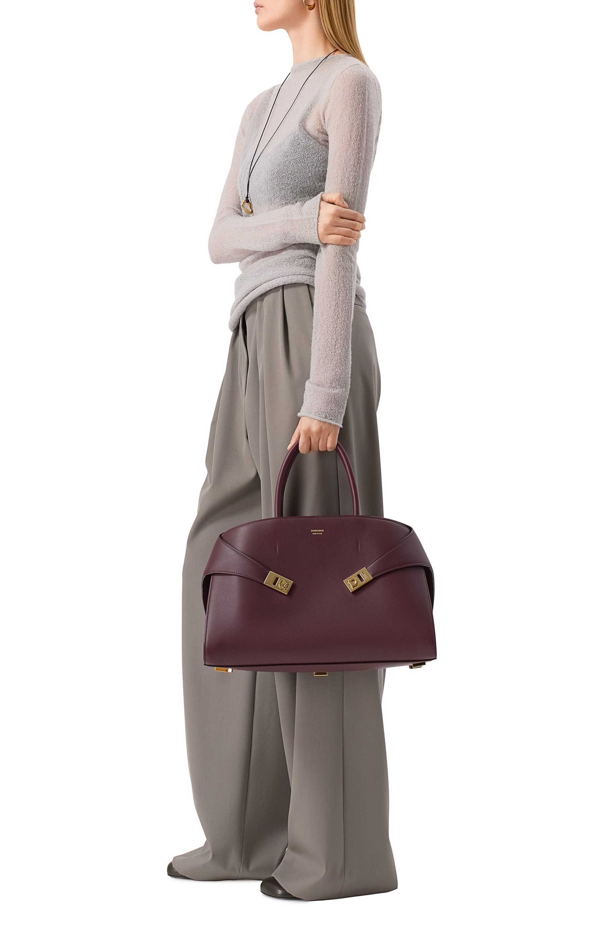 Сумка hug large FERRAGAMO, арт. 215921/769113, фото 7