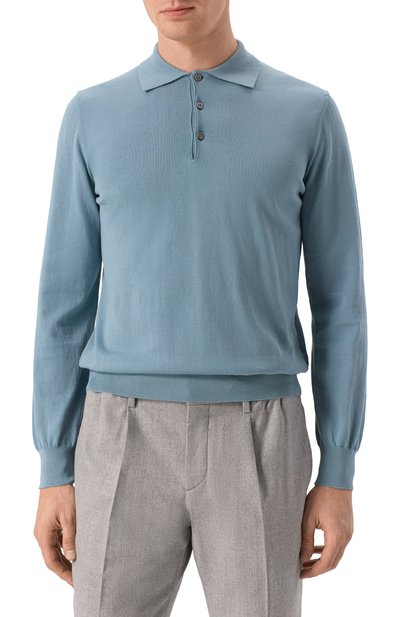 Хлопковое поло CANALI, арт. C0017/MK00145, фото 3