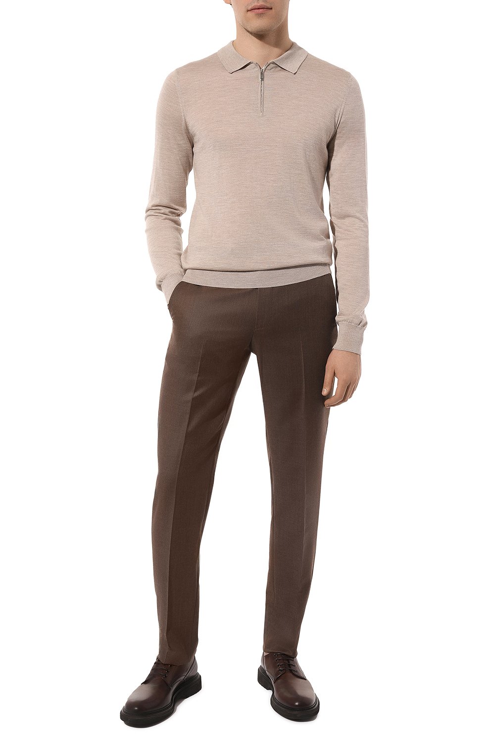 Шерстяные брюки ZEGNA, арт. 611F26A6/75TB12, фото 2