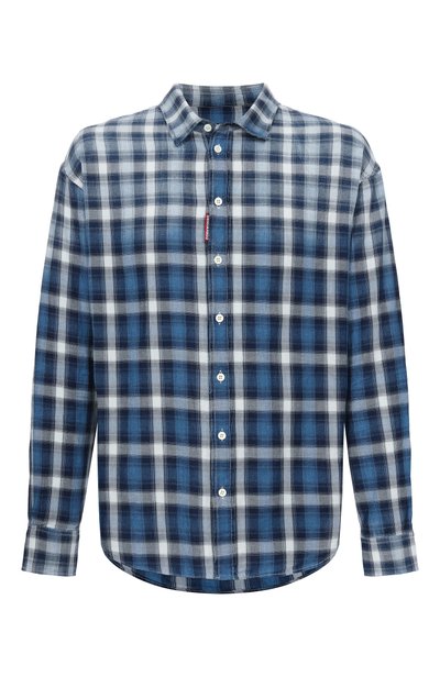 Мужская хлопковая рубашка DSQUARED2, арт. S74DM1056/D35470