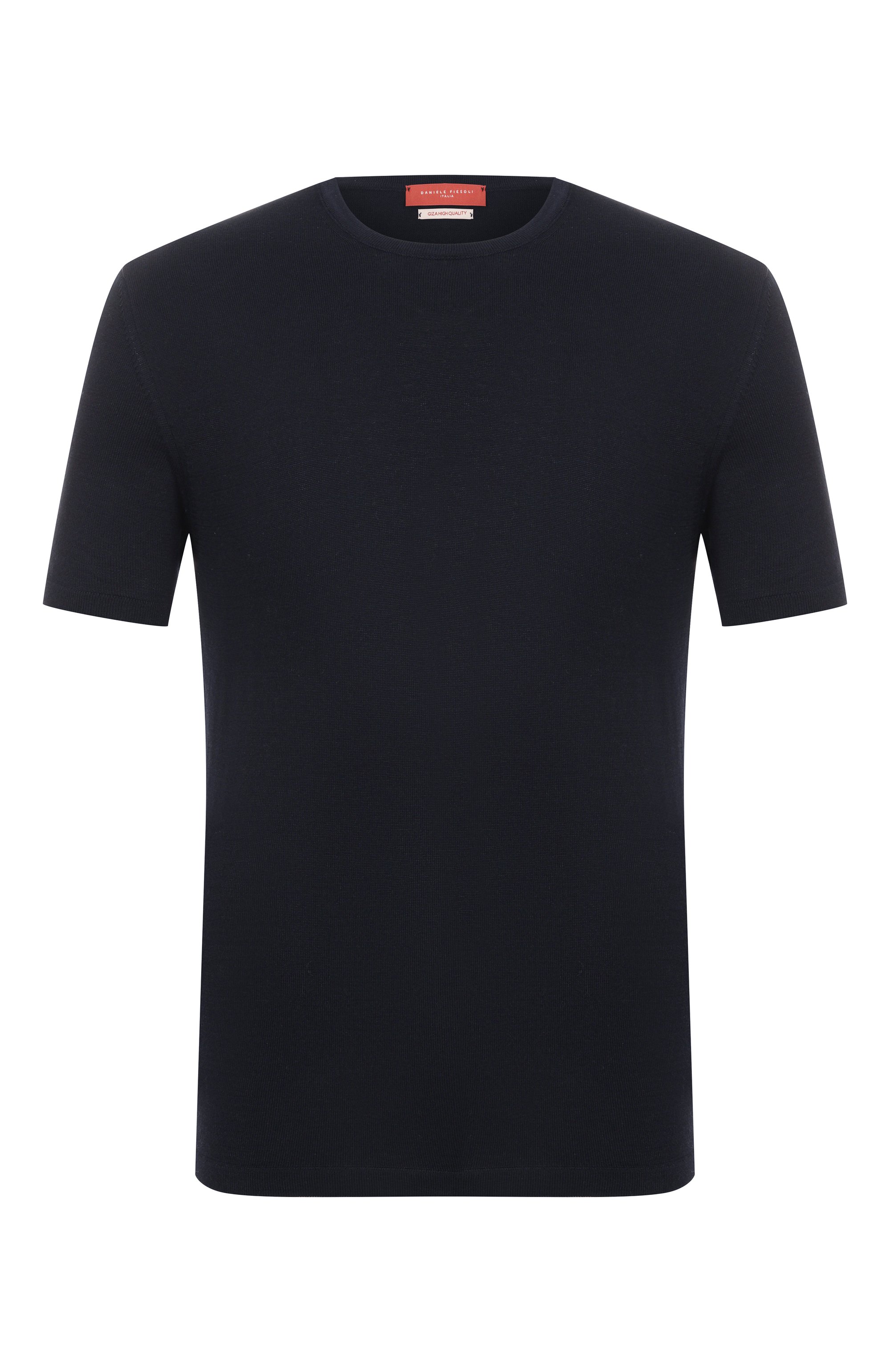 Хлопковый джемпер DANIELE FIESOLI темно-синего цвета по цене 15350 руб., арт. DF0326, фото 1 Хлопковый джемпер DANIELE FIESOLI, арт. DF0326, фото 1