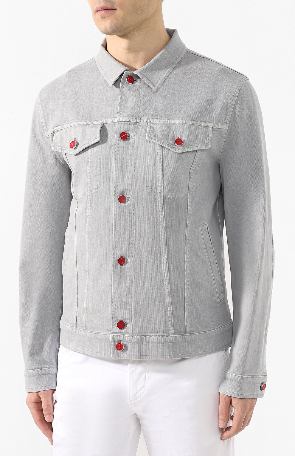 Джинсовая куртка KITON, арт. UW0506V08R83, фото 3