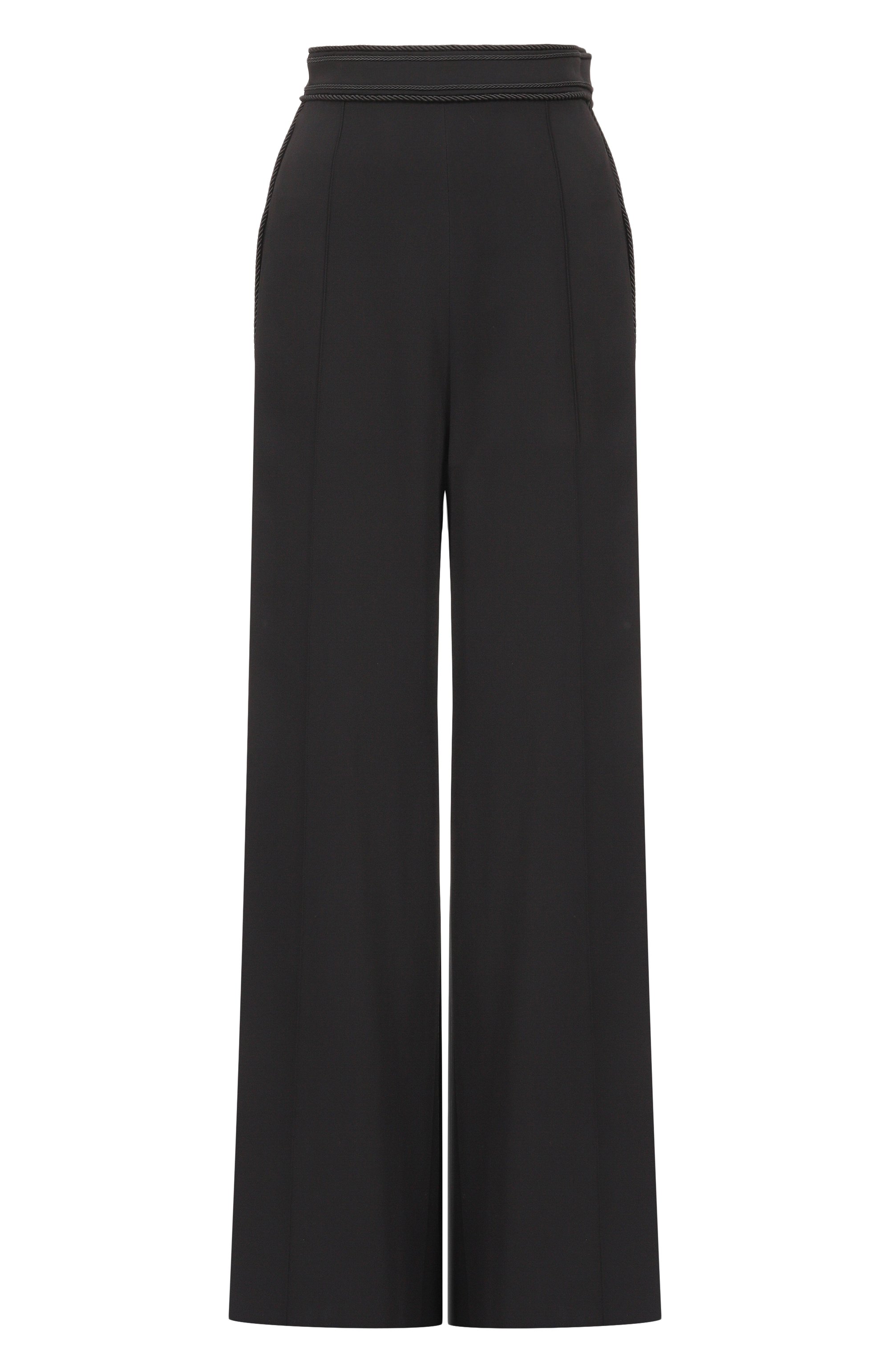 Брюки из вискозы ELIE SAAB черного цвета по цене 214500 руб., арт. P0146EF25CD020, фото 1 Брюки из вискозы ELIE SAAB, арт. P0146EF25CD020, фото 1