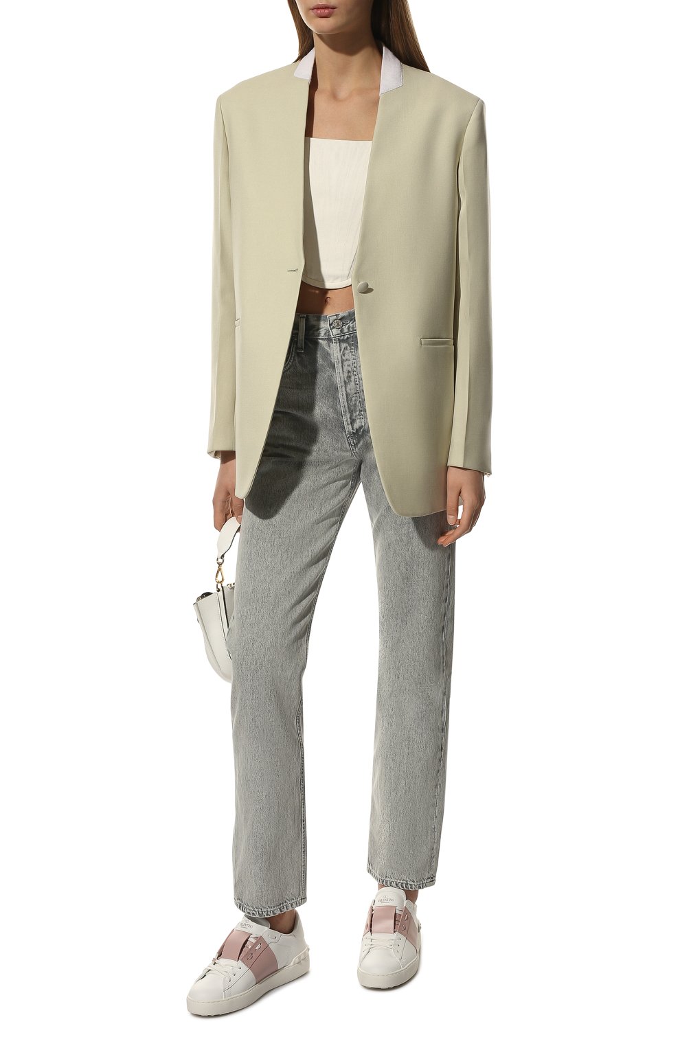 Кожаные кеды open VALENTINO, арт. XW2S0781/BLU, фото 2