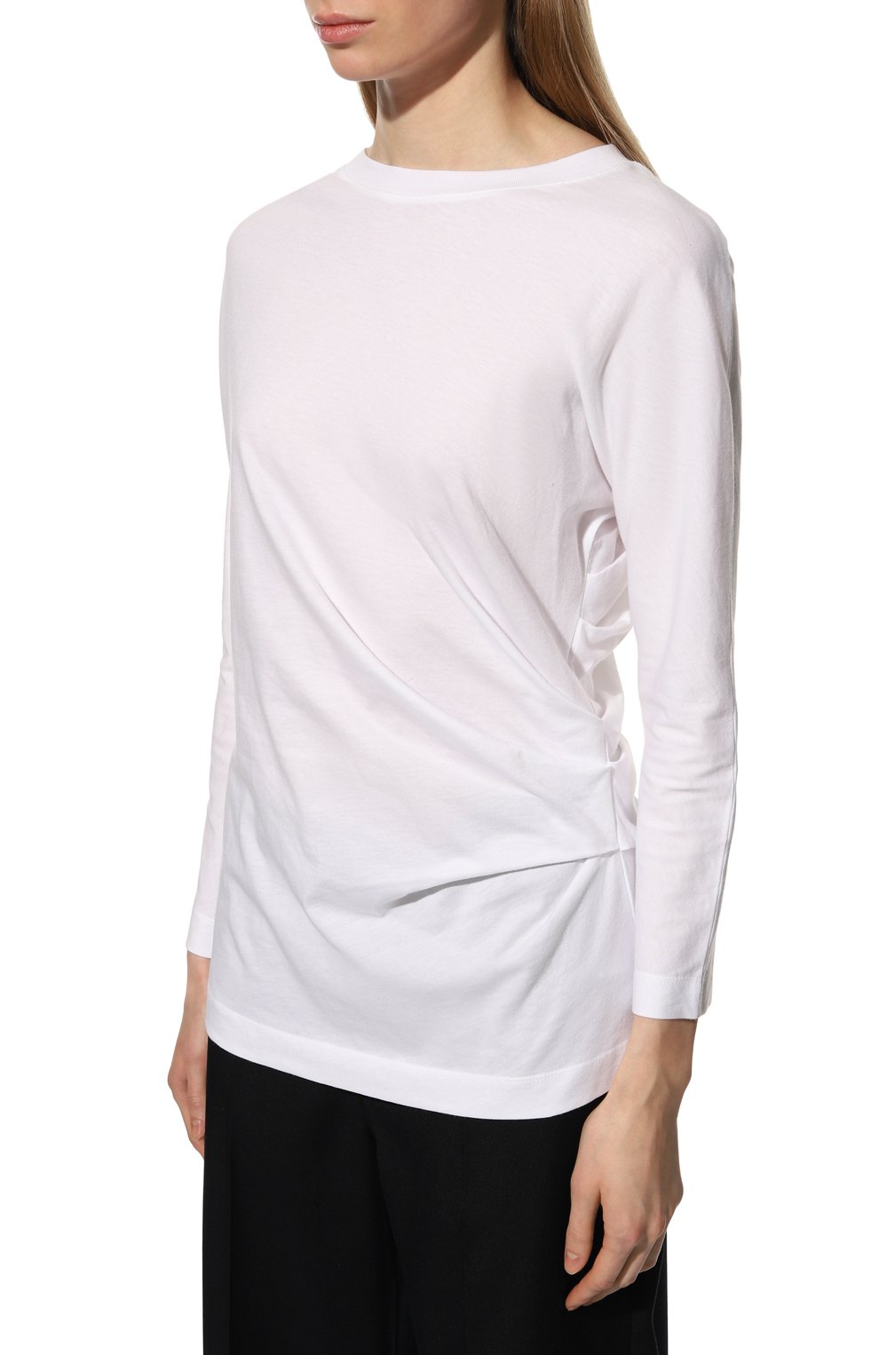 Хлопковый пуловер DRIES VAN NOTEN белого цвета по цене 34950 руб., арт. 222-011165-5600, фото 3 Хлопковый пуловер DRIES VAN NOTEN, арт. 222-011165-5600, фото 3