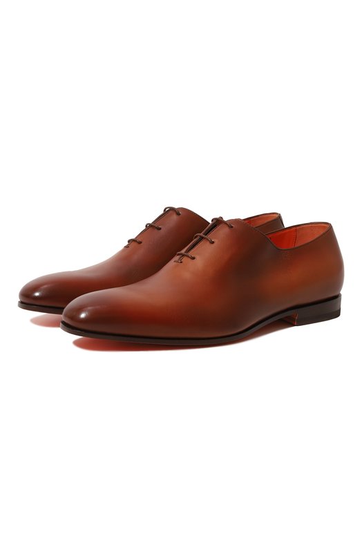 фото Кожаные оксфорды santoni