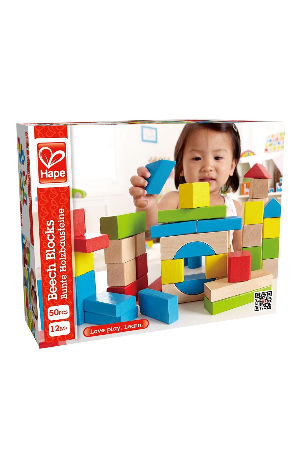 Игрушка конструктор кубики HAPE, арт. E0409_HP, фото 1