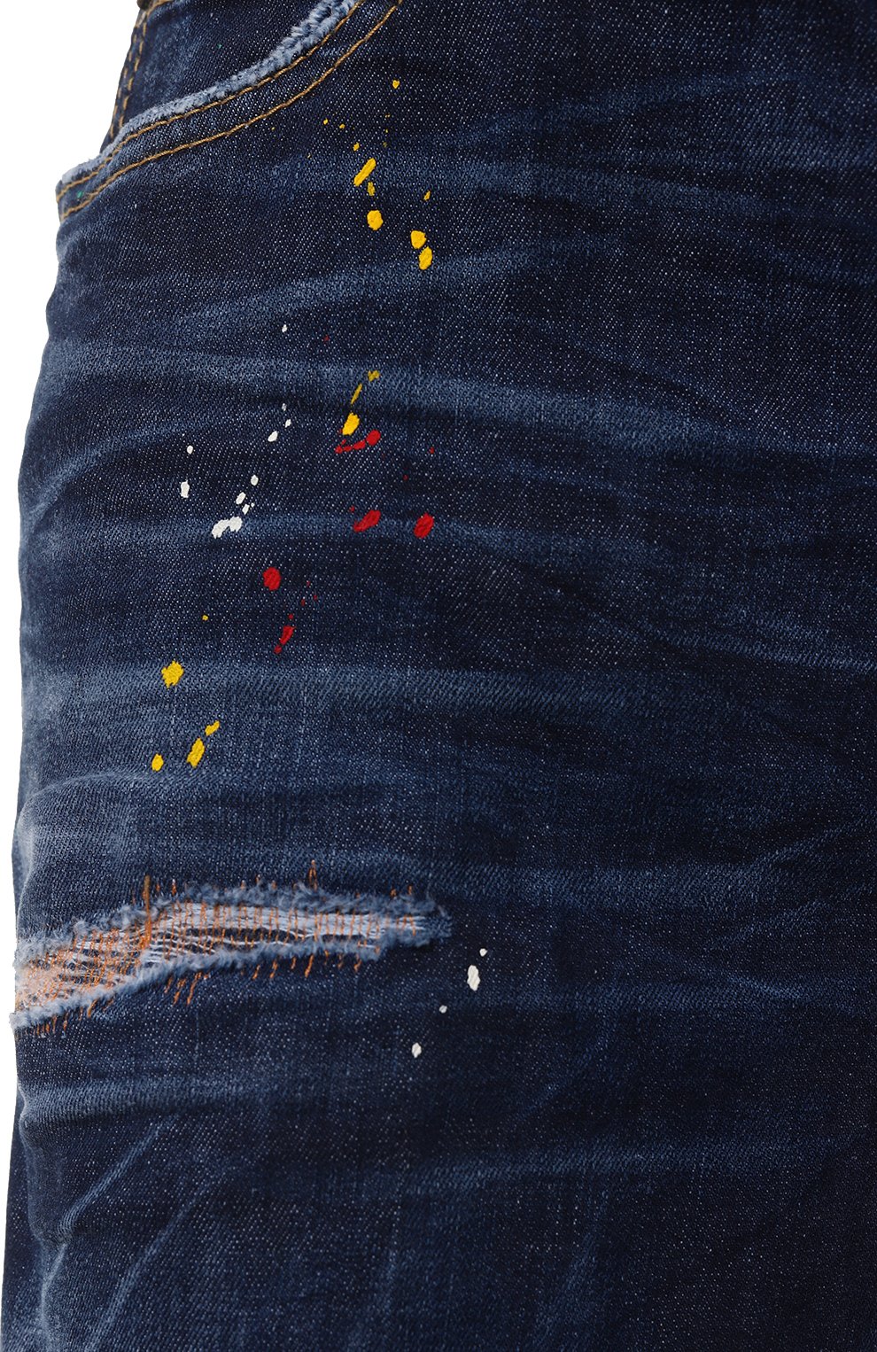 Джинсы DSQUARED2 темно-синего цвета по цене 78150 руб., арт. S72LB0602/S30789, фото 5 Джинсы DSQUARED2, арт. S72LB0602/S30789, фото 5