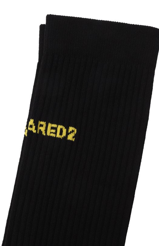 Хлопковые носки Dsquared2 DFV143300 Чёрный  DFV143300 Фото 2