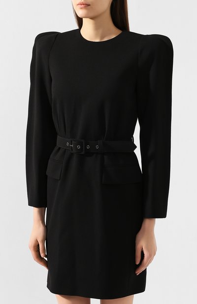 Шерстяное платье GIVENCHY черного цвета по цене 141500 руб., арт. BW20S510EG, фото 3 Шерстяное платье GIVENCHY, арт. BW20S510EG, фото 3