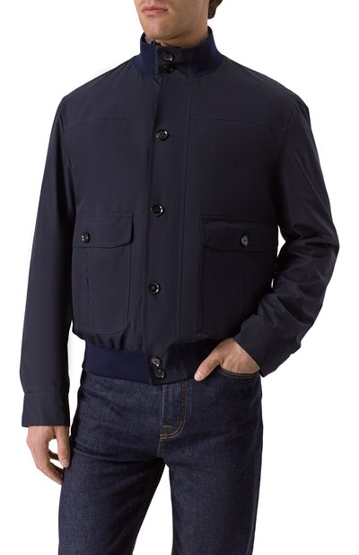 Шелковый бомбер BRIONI, арт. SLT90L-O2401, фото 3