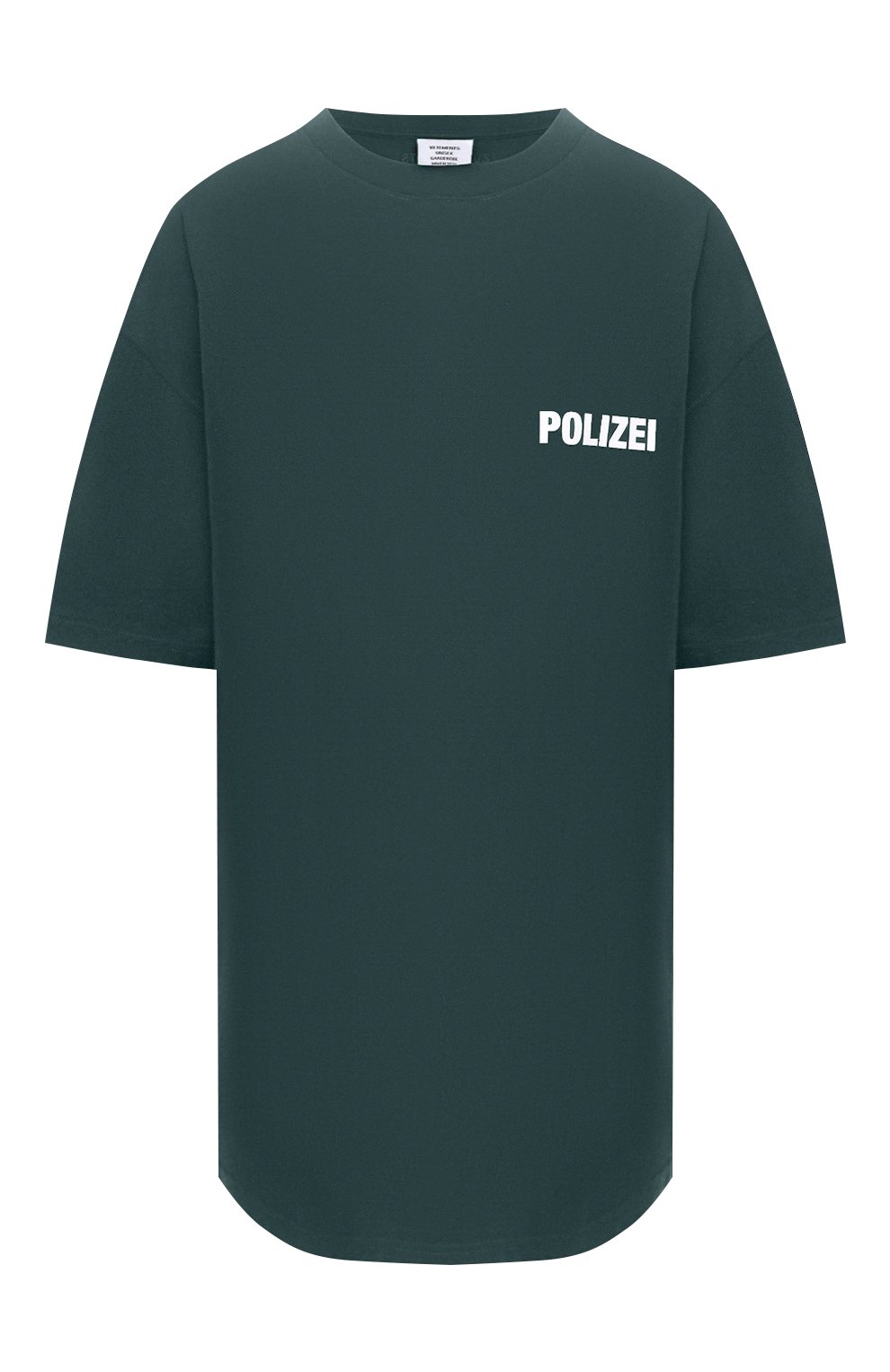 Хлопковая футболка VETEMENTS, арт. UAH21TR511 1600/W, фото 1