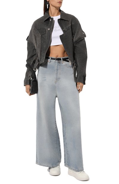 Кожаные кеды out of office OFF-WHITE, арт. 0WIA259F24LEA0060145, фото 2