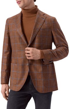 Пиджак из шерсти и шелка LUIGI BIANCHI, арт. 2564/52003, фото 5