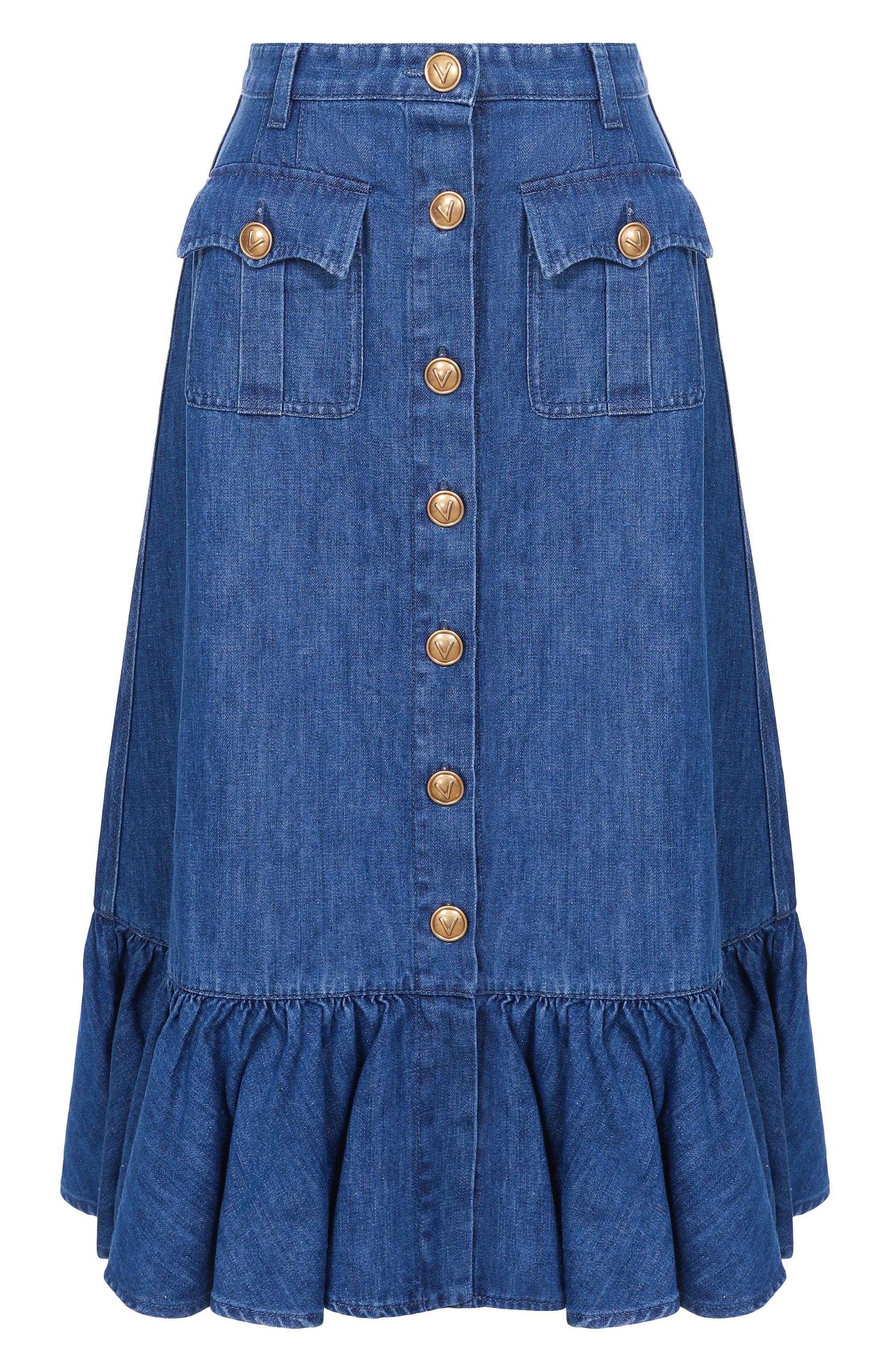 Джинсовая юбка VALENTINO, арт. 6B3DD18L/94C, фото 1