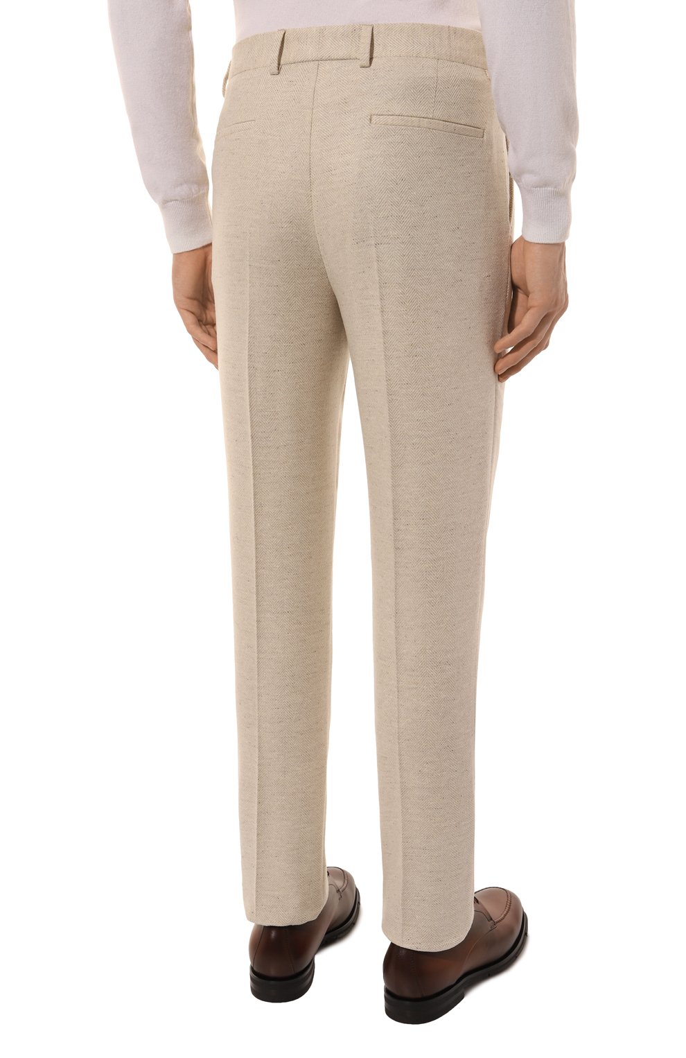 Шерстяной костюм BRUNELLO CUCINELLI светло-бежевого цвета по цене 721000 руб., арт. MY451LDWH, фото 7 Шерстяной костюм BRUNELLO CUCINELLI, арт. MY451LDWH, фото 7