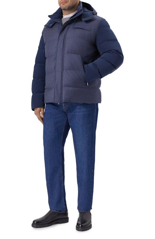 Шерстяной пуховик Paul&Shark 15312712/3XL-6XL Синий  15312712/3XL-6XL Фото 2