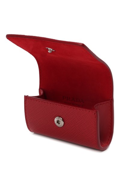 Кожаный чехол для airpods pro PRADA красного цвета по цене 44000 руб., арт. 2TT133-2AHF-F068Z, фото 3 Кожаный чехол для airpods pro PRADA, арт. 2TT133-2AHF-F068Z, фото 3