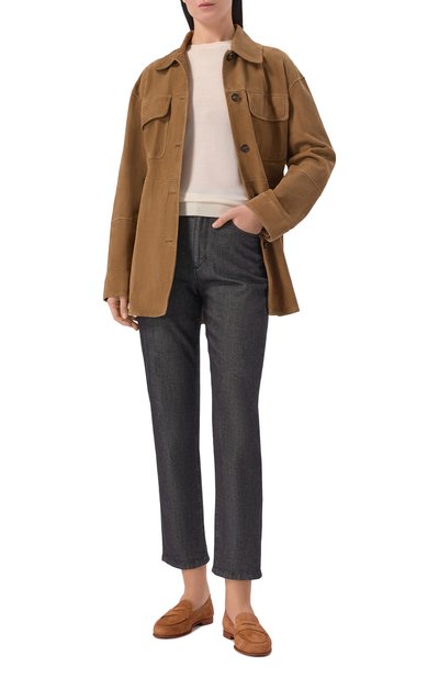 Замшевые пенни-лоферы SANTONI, арт. WUVG72025G0MSAEA, фото 3