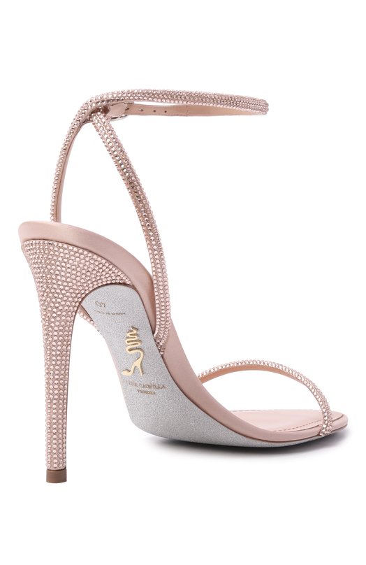 Текстильные босоножки Ellabrita 105 Rene Caovilla C12844-105/R001 Розовый  C12844-105/R001 Фото 5