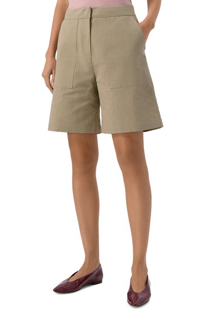 Шорты из хлопка и льна MVST, арт. M25.2MW.T401, фото 3