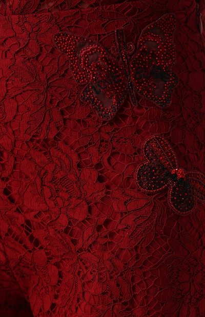 Кружевные мини-шорты из смеси хлопка и вискозы VALENTINO, арт. PB3RF0E7/1EC, фото 5