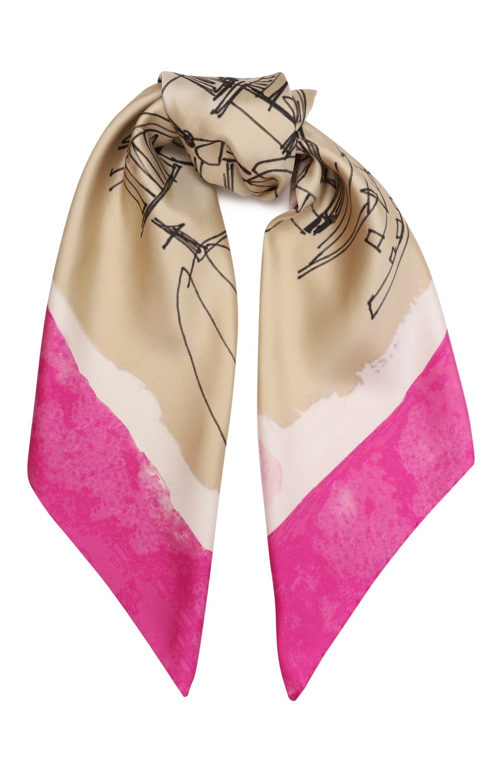 Шелковый платок KITON, арт. D53754XC5028, фото 1