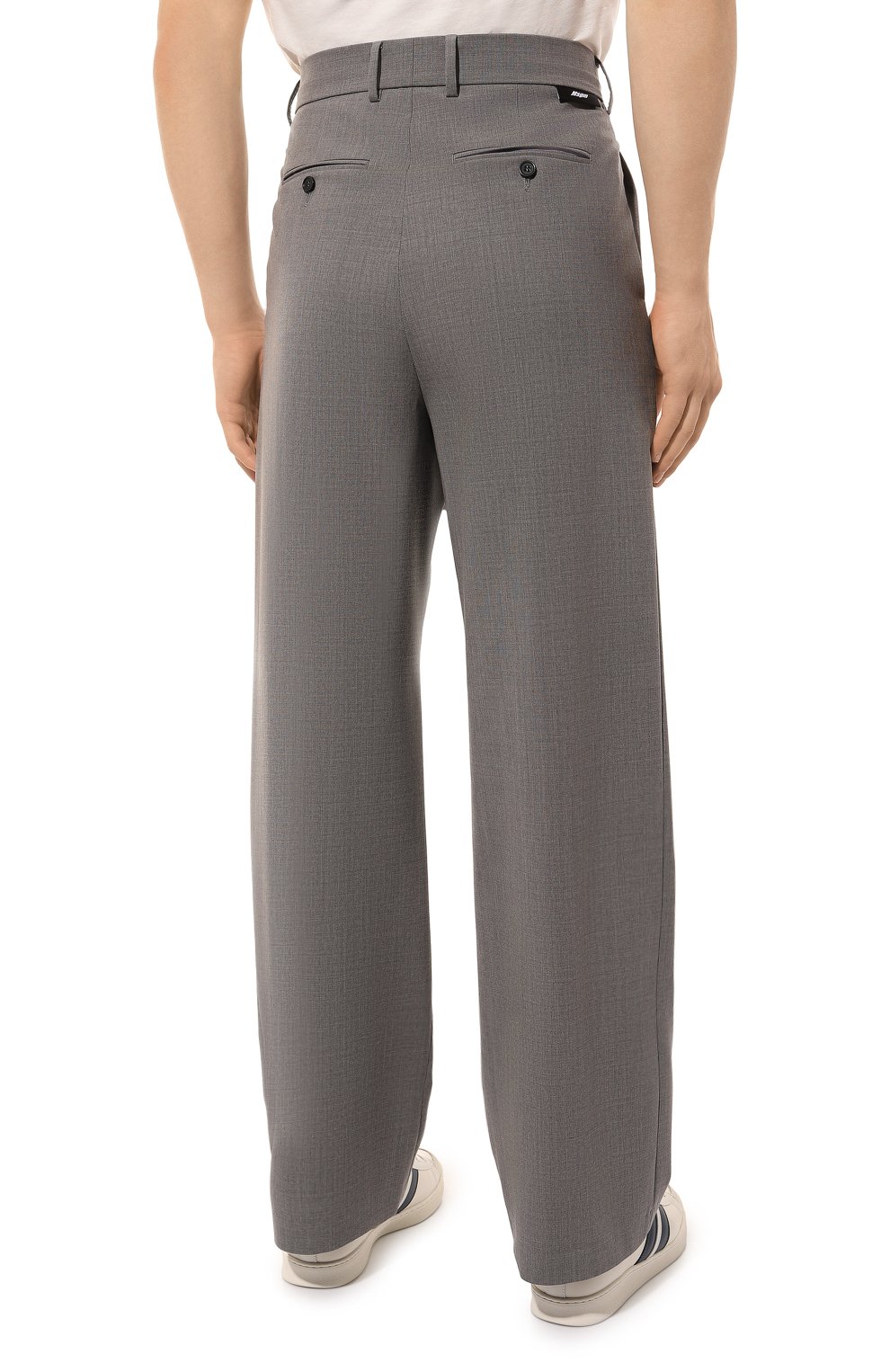 Шерстяные брюки MSGM, арт. 3740MP10/247506, фото 4