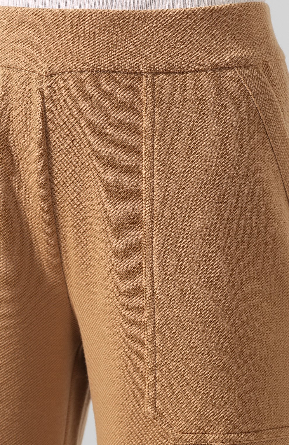 Шерстяные брюки MRZ бежевого цвета по цене 48650 руб., арт. FW19-019005, фото 5 Шерстяные брюки MRZ, арт. FW19-019005, фото 5
