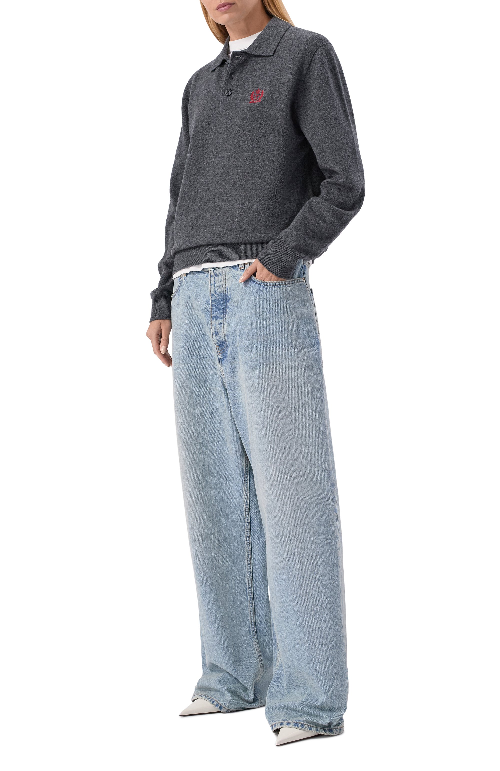 Поло из шерсти и кашемира PLANTA ROSA, арт. PR/VT1001, фото 3