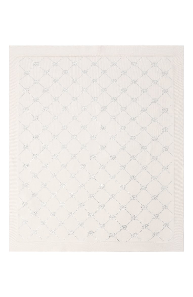 Детского хлопковое одеяло BLUMARINE кремового цвета, арт. BNC0001.C.FL028 | Фото 3 (Нос: Не проставлено; Материал: Текстиль, Хлопок; Автоматизация состава: Проставлено)