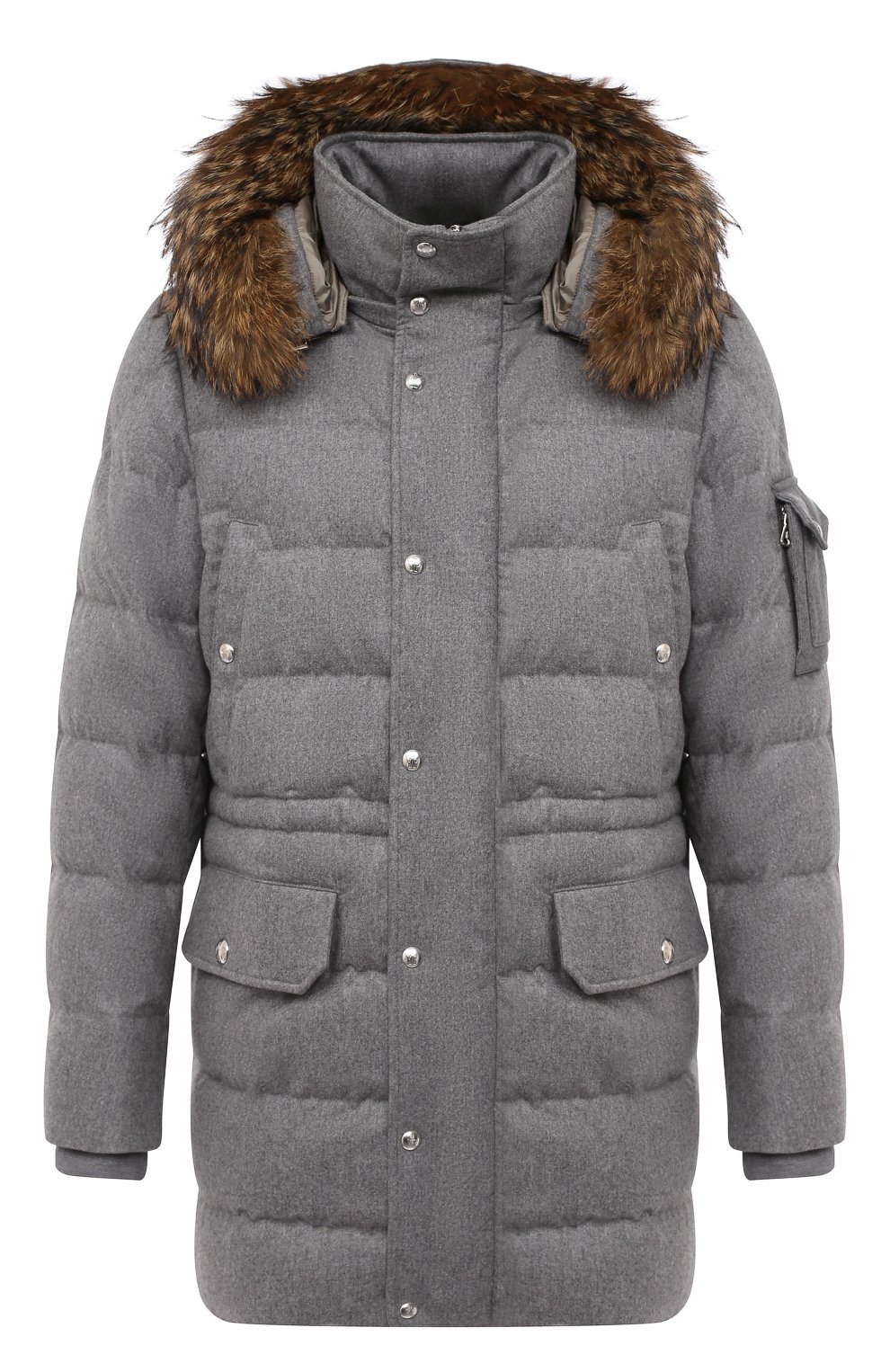 Утепленная парка на молнии с капюшоном MONCLER, арт. D2-091-42387-20-549TT, фото 1