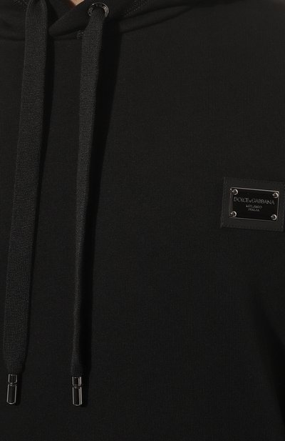 Хлопковое худи DOLCE & GABBANA, арт. G9ZU0T/G7F2G, фото 5