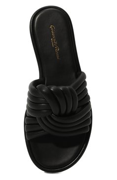 Кожаные шлепанцы ottavia flat GIANVITO ROSSI, арт. G15890.05G0M.NAPNER0, фото 1