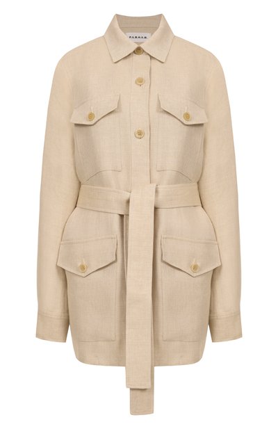 Женский льняной жакет P.A.R.O.S.H., арт. D430377