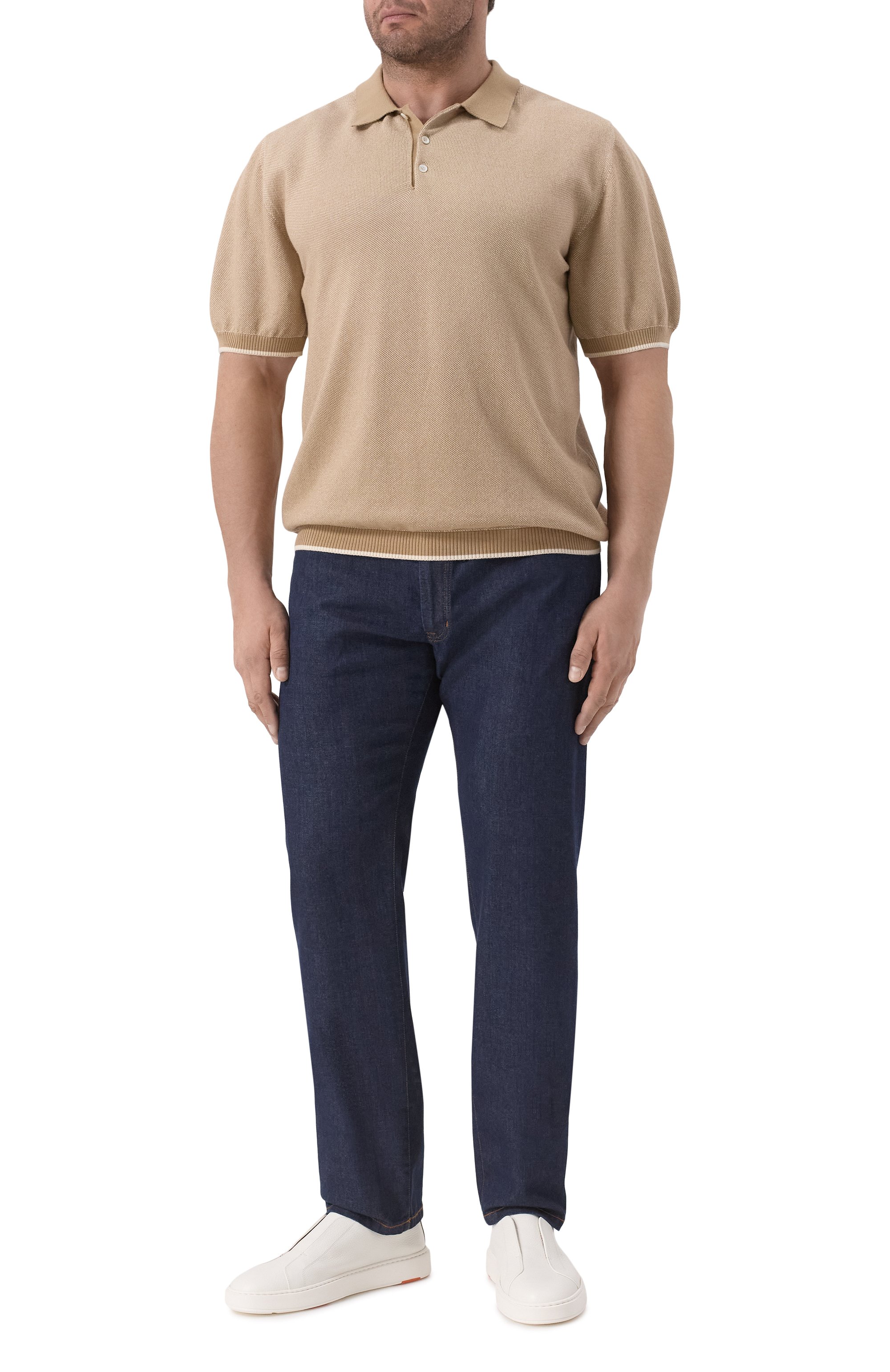 Хлопковое поло CANALI, арт. C0127B/MK02265, фото 2