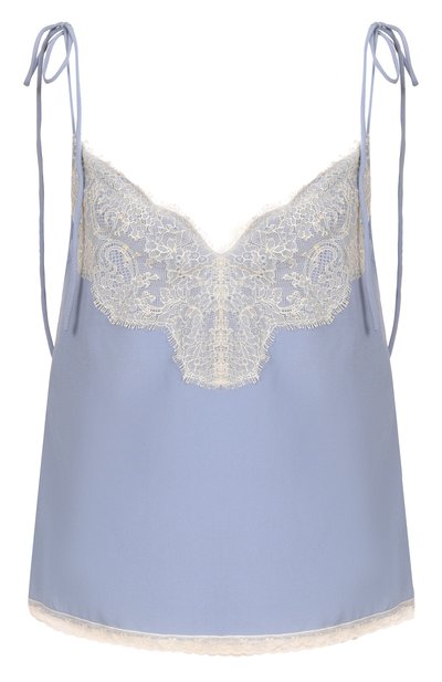 Женский шелковый топ VALENTINO, арт. 8B3AEBG221B