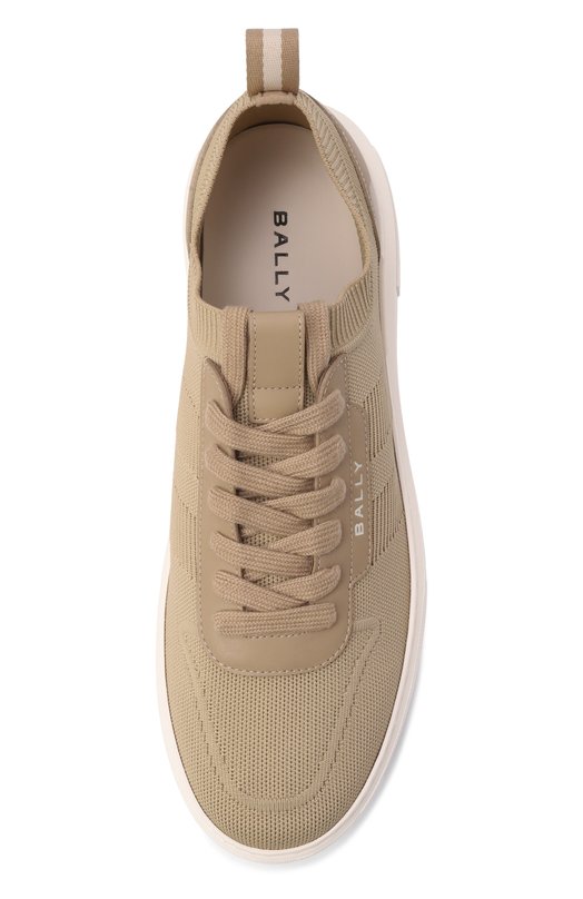 Текстильные кеды Bally Lift Bally MSK0GF/TE002 Бежевый  MSK0GF/TE002 Фото 5