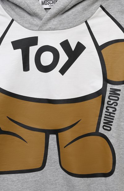 Хлопковое худи MOSCHINO, арт. HRF03X/LCA69/10-14, фото 3