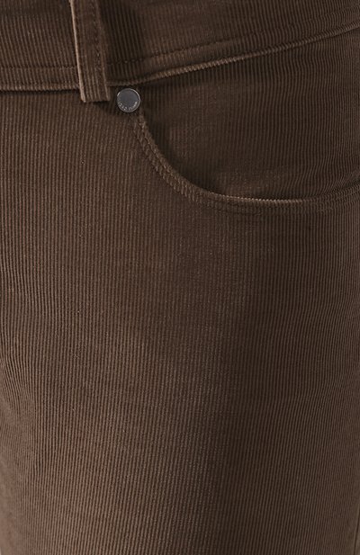 Вельветовые брюки LORO PIANA темно-бежевого цвета по цене 82900 руб., арт. FAF8140, фото 5 Вельветовые брюки LORO PIANA, арт. FAF8140, фото 5