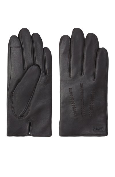 Мужские кожаные перчатки BOSS, арт. 50496604