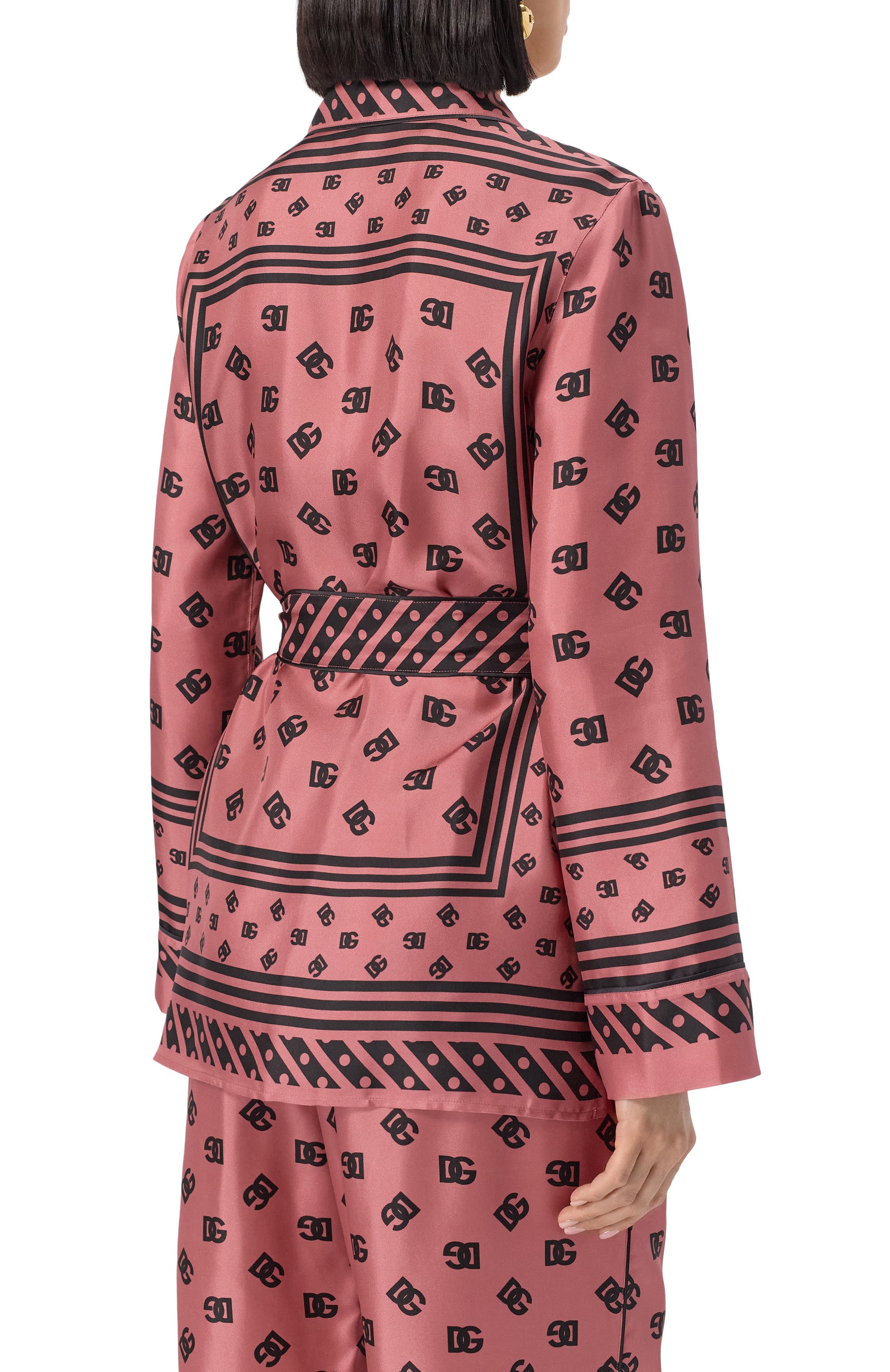 Шелковая блузка DOLCE & GABBANA, арт. F5I89T/GDCVJ, фото 4