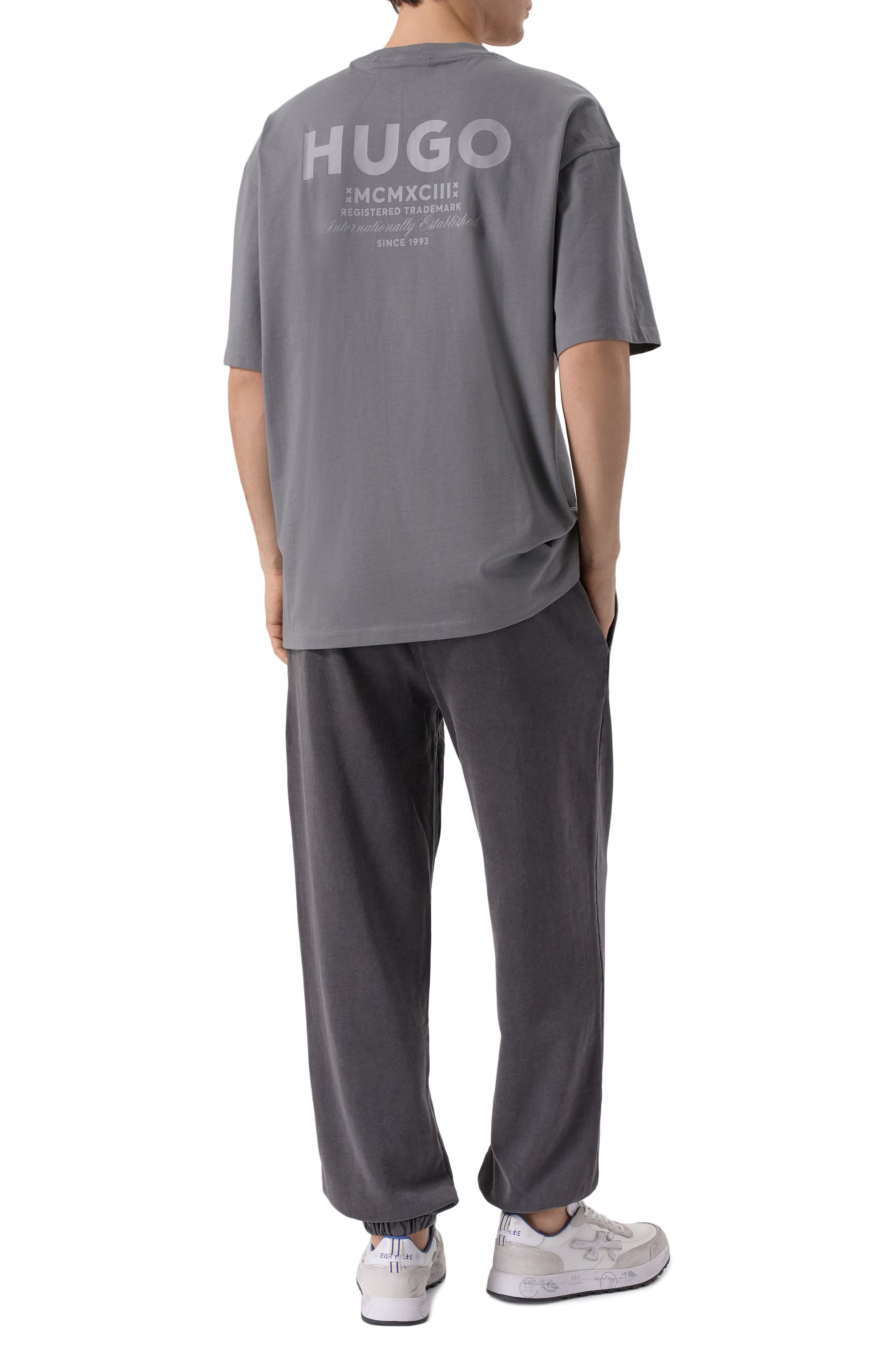 Хлопковая футболка HUGO BLUE, арт. 50509776, фото 2