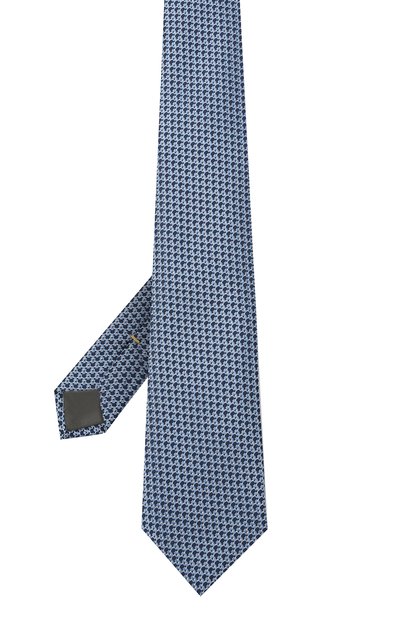 Шелковый галстук CANALI синего цвета по цене 11500 руб., арт. 18/HJ03128, фото 2 Шелковый галстук CANALI, арт. 18/HJ03128, фото 2