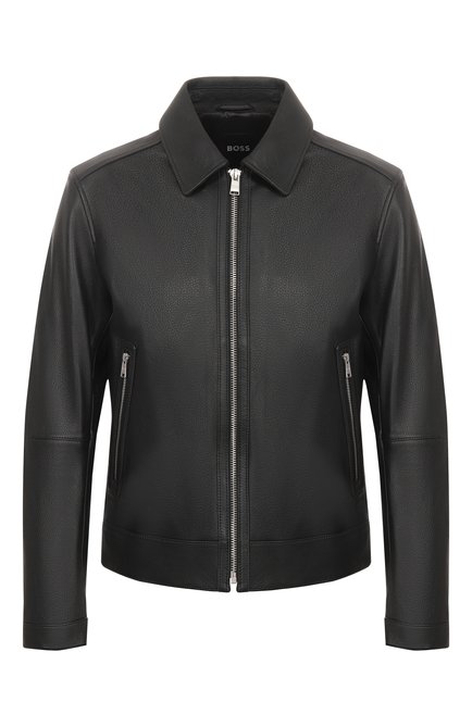 Мужская кожаная куртка BOSS, арт. 50543214