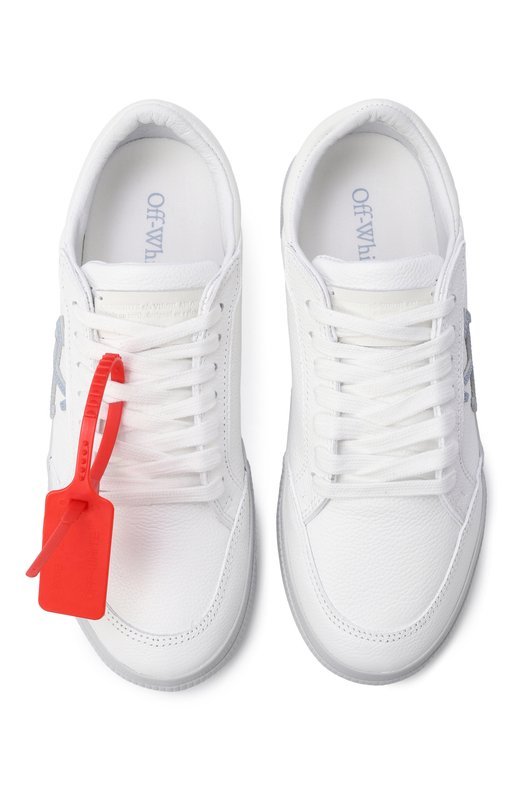 Кожаные кеды Vulcanized Off-White 0WIA288S26LEA001 Белый  0WIA288S26LEA001 Фото 6