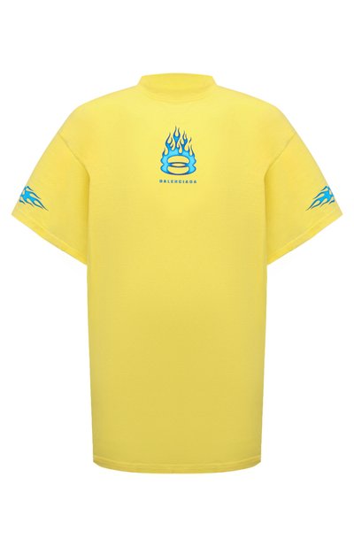 Мужская хлопковая футболка BALENCIAGA, арт. 787349/TQVW7