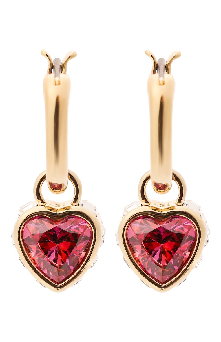 Женские серьги chroma SWAROVSKI красного цвета, арт. 5684760 | Фото 1 (Нос: Не проставлено; Материал: Кристаллы, Металл)